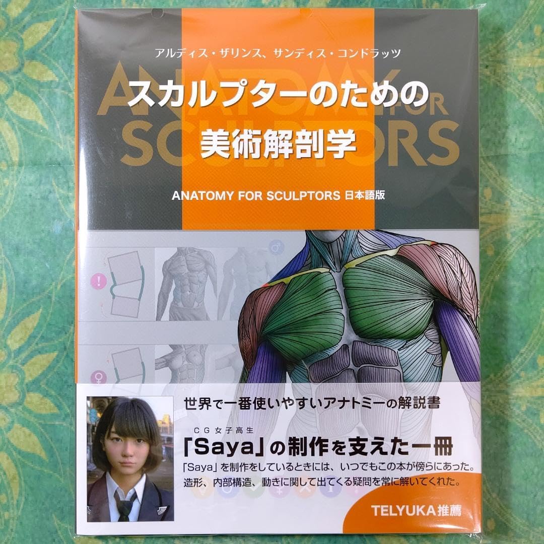 スカルプターのための美術解剖学、他イラスト教本4冊セット スカルプターのための美術解剖学 | アルディス・ザリンス