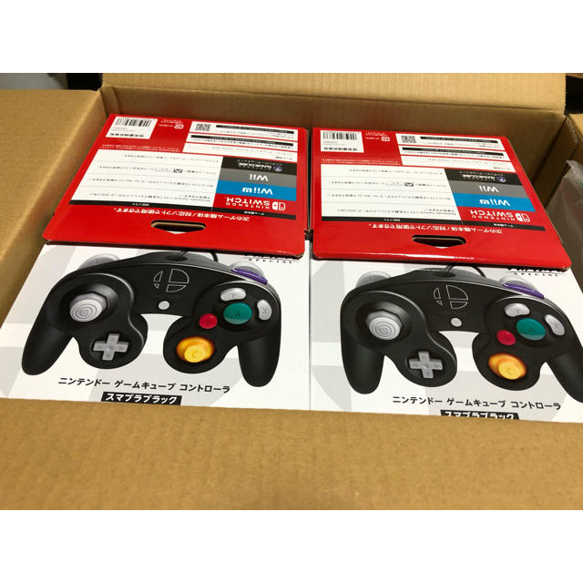新品４個セット★ニンテンドーゲームキューブ コントローラー スマブラブラック Amazon | ニンテンドーゲームキューブコントローラ スマブラ