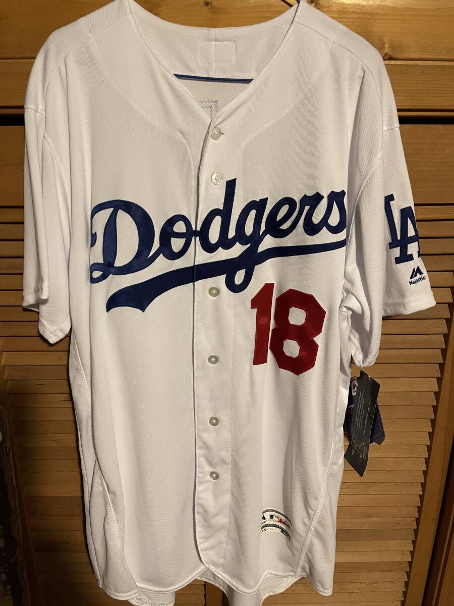MLB ロサンゼルスドジャース オーセンティックユニホーム 前田健太18 MLB ロサンゼルスドジャース オーセンティックユニホーム 前田健太18