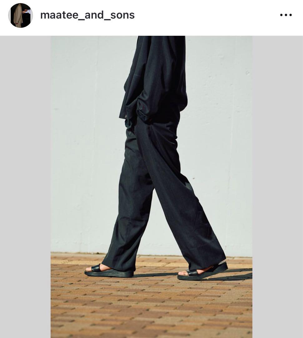 MAATEE＆SONS 2025 S/S 俺のサマーウール無双トラウザー マーティー独自のサマーウール。【2025 S/S】【MAATEE&SONS
