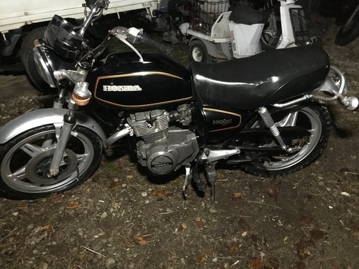 CB250T バブ　ホーク　メッキドラムパネル MAD MAX CB250T/CB400T(ホークII) メッキタンデムバー(ゴム巻き