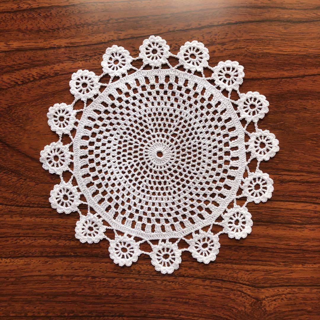 ドイリー レース編み ハンドメイド プレゼント （ハンドメイド