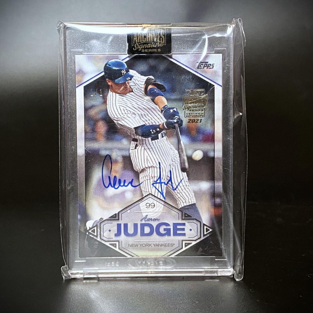 アーロンジャッジ　プリントサインカード　米国 Amazon.co.jp: Aaron Judge アーロン ジャッジ サイン入りカード