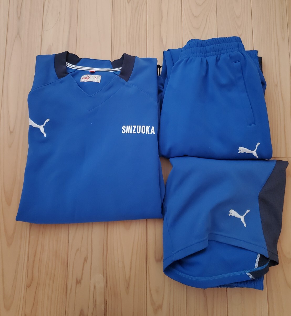 静岡県選抜　サッカーウェア上下セット　Oサイズ　トレーニングウェア　高校サッカー 静岡県選抜 サッカーウェア上下セット Oサイズ トレーニング