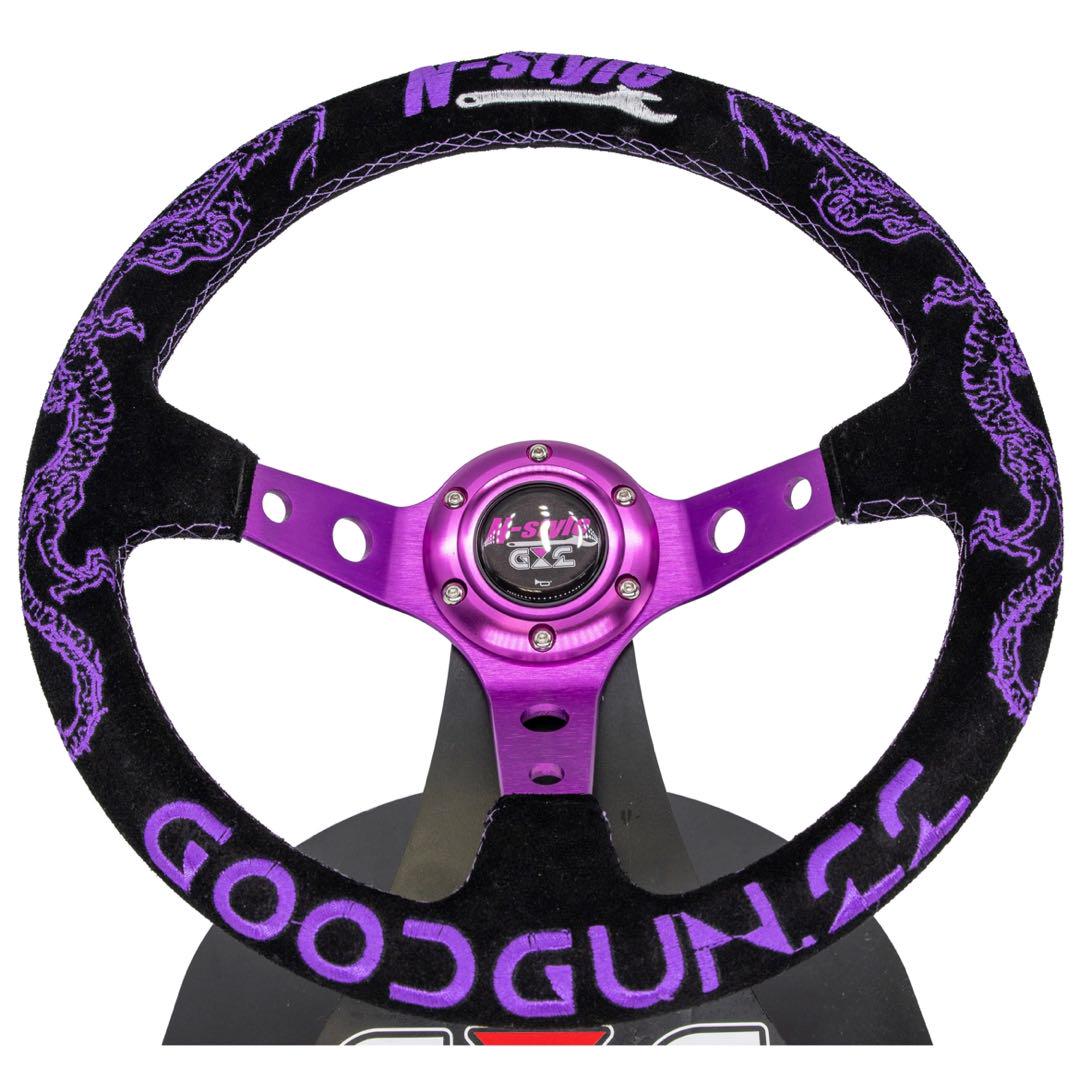 N-style Goodgun ステアリング ほぼ新品 中村直樹使用 N-style Goodgun ステアリング ほぼ新品 中村直樹使用（N-Style