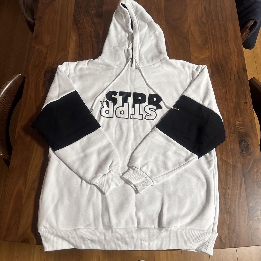 すとぷり】STPR パーカー ホワイト （すとぷり STPRゆったりてぃ