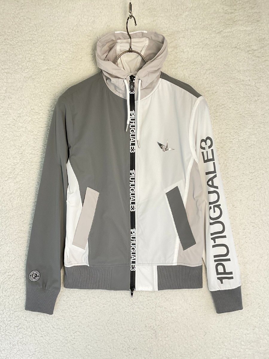 レビューの多い高評価商品特集！ 1PIU1UGUALE3 GOLF HOODIE BREAKER WIND CRAZY ホワイト 3 ナイロン