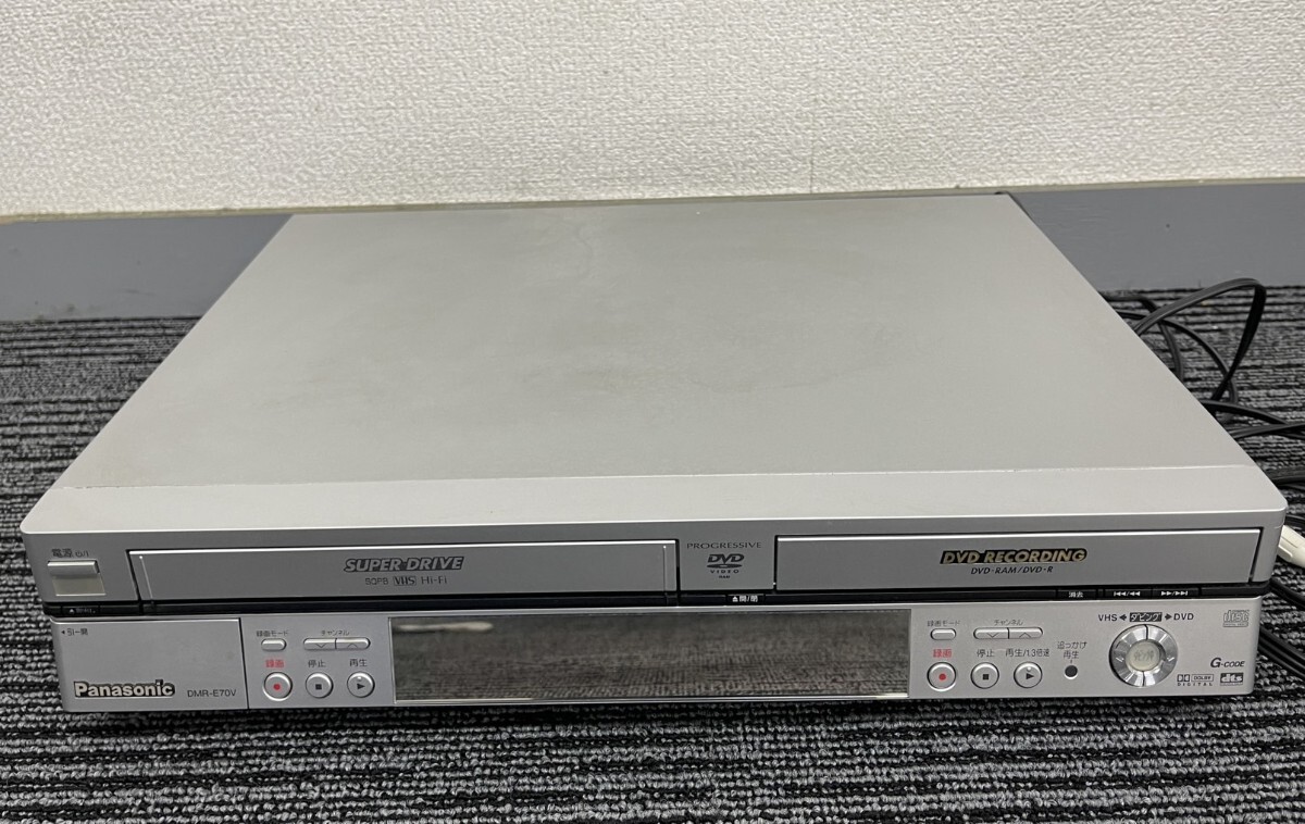 Panasonic］ DMR-E70V ダビング可VHS／DVDレコーダー 【公式通販】