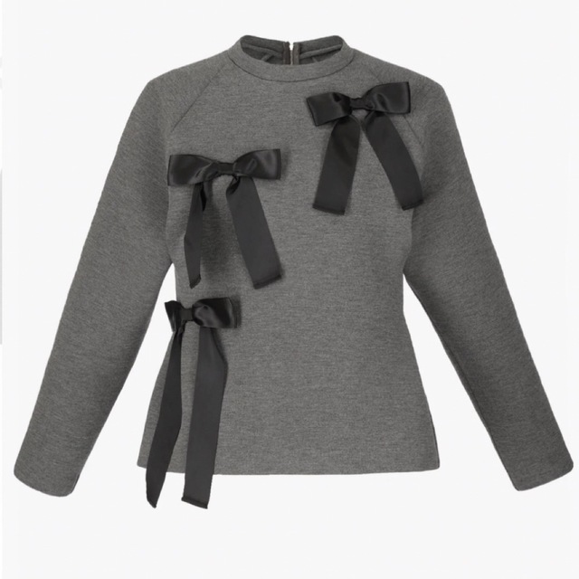 bibiy / BEVERLY RIBBON TOP（CHERIS 2-WAY SMOCKED RIBBON TOP