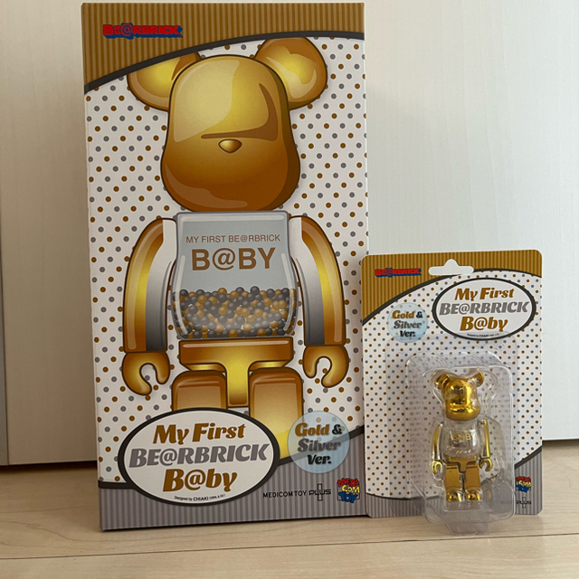 MY FIRST BE@RBRICK B@BY GOLD & SILVER（Do you know “My First