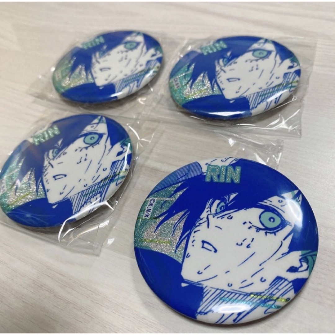 ブルーロック animeJapan グリッター缶バッジ 糸師凛 （グッズ