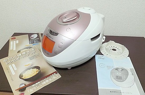 なでしこ健康生活 CRP-N0610F 酵素玄米用 炊飯器 ジーエムピージャパン なでしこ健康生活 CRP-N0610F 取扱説明書