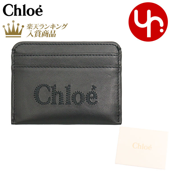 クロエ chloe 小物 カードケース CHC23SP868 I10 ブラック 特別