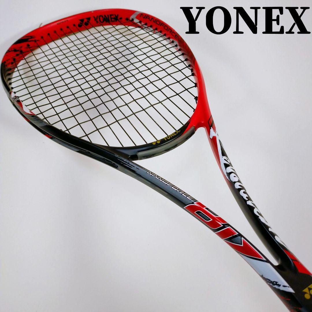 ヨネックス NANOFORCE 8V REV ナノフォース8Vレブ UL1赤黒