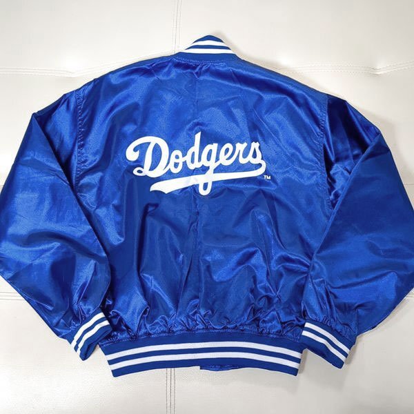 ドジャース MLB スタジャン 薄手 F ナイロンジャケット Dodgers タグ付き ドジャース MLB スタジャン 薄手 F ナイロンジャケット