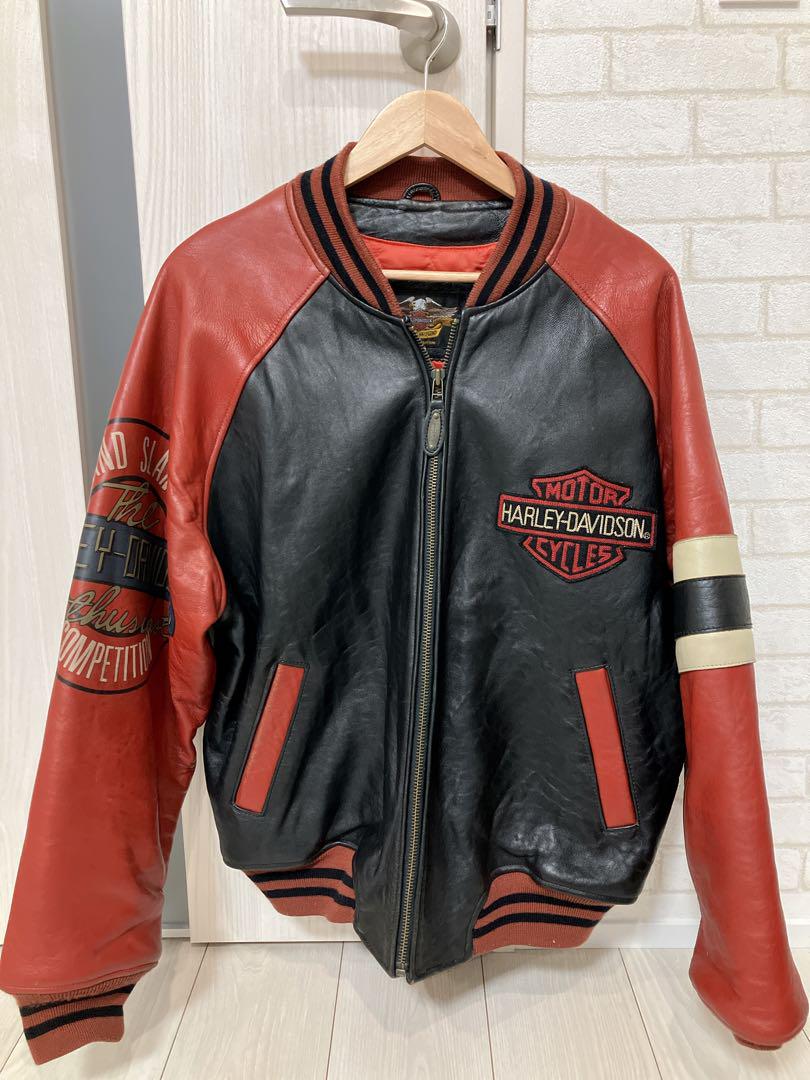 Harley-Davidson ハーレーダビッドソン スタジャン 羊革 レザー