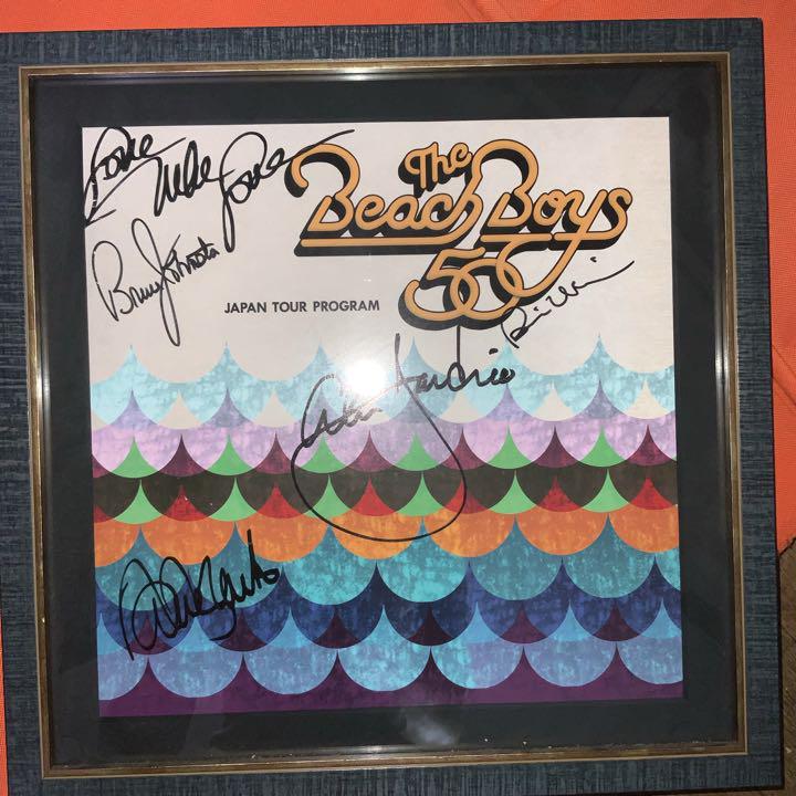 MIKE LOVE,直筆サイン入り,新品,BEACH BOYS,ビーチ・ボーイズ ビーチボーイズ 初期メンバー直筆サイン入りパンフレット （THE