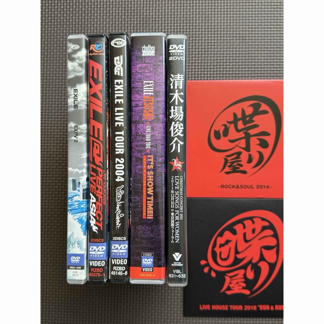 EXILE ATSUSHI 清木場俊介　DVDセット EXILE第一章・清木場俊介・EXILE ATSUSHI DVD （Exile Atsushi