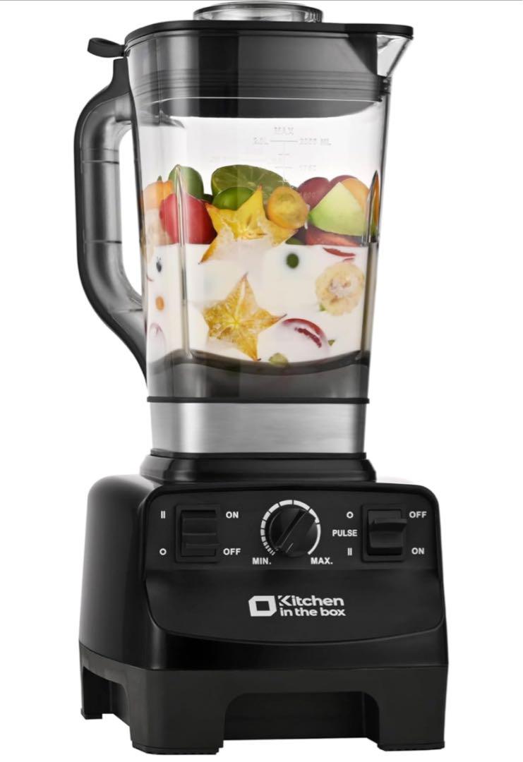 Kitchen in the box ミキサー ブレンダー 大容量 2L 氷 Amazon | Kitchen in the box ミキサー ブレンダー 大容量 2L 氷