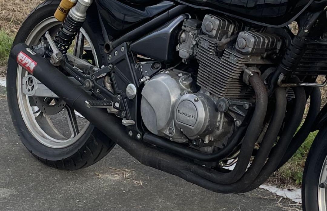モリワキ ゼファー400x用ショート管マフラー