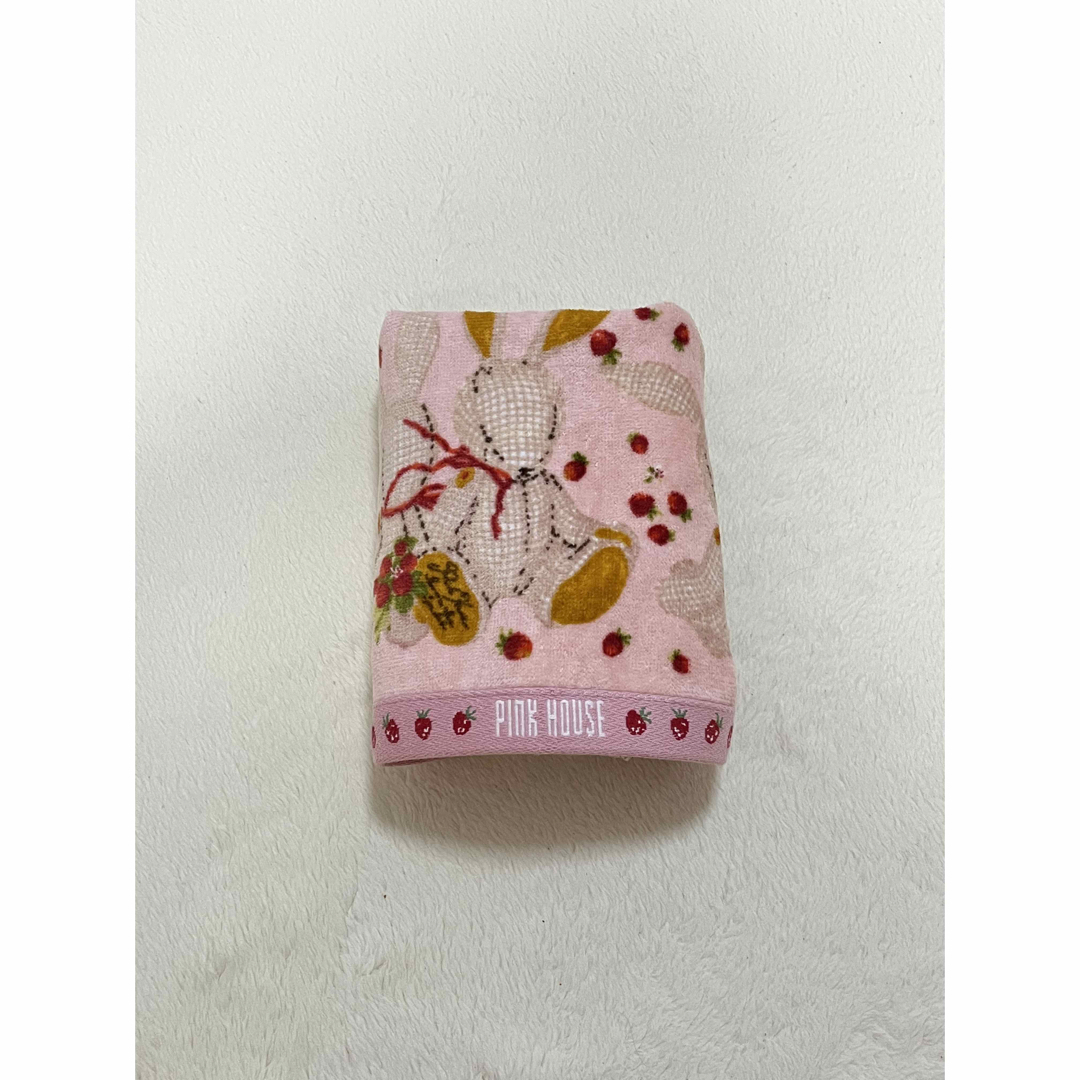 PINK HOUSE うさぎ　フェイスタオル　新品　未使用　ピンクハウス ピンクハウス PINK HOUSE 希少 ギンガムうさぎ フェイスタオル