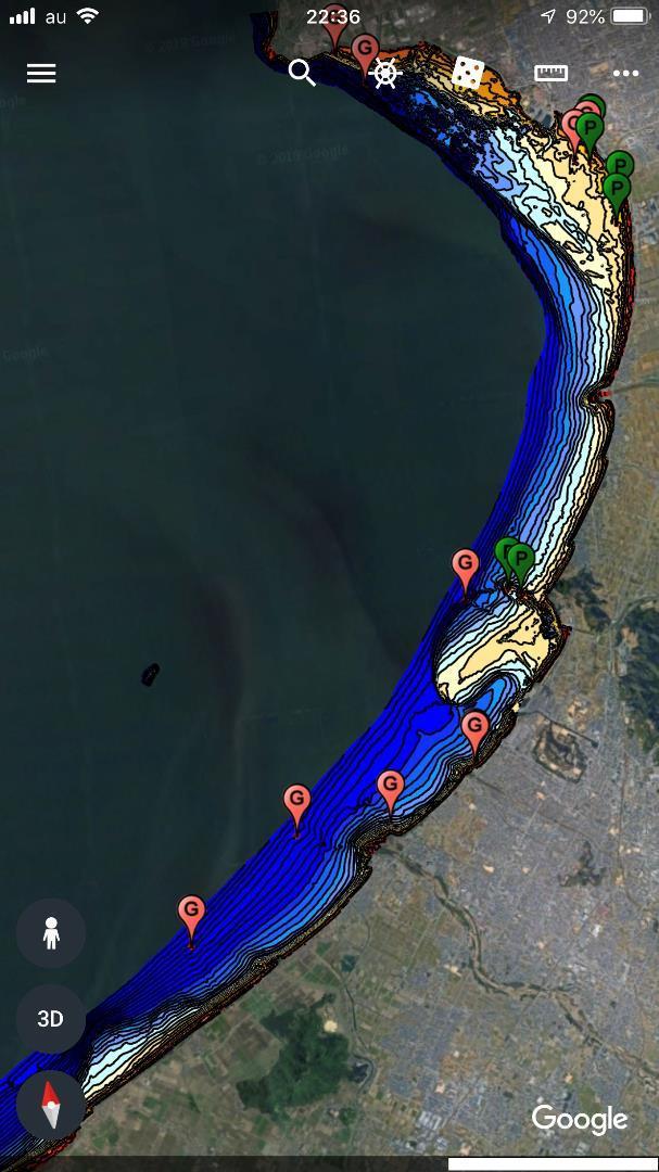 スマホ・モバイル用 GoogleEarth琵琶湖湖東広域マップ （スマホ