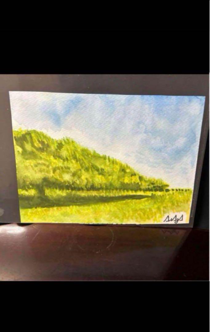 風景画 色鉛筆 アート 水彩色鉛筆で描く木 - 横浜のアートスタジオ／Sissi（シシ）