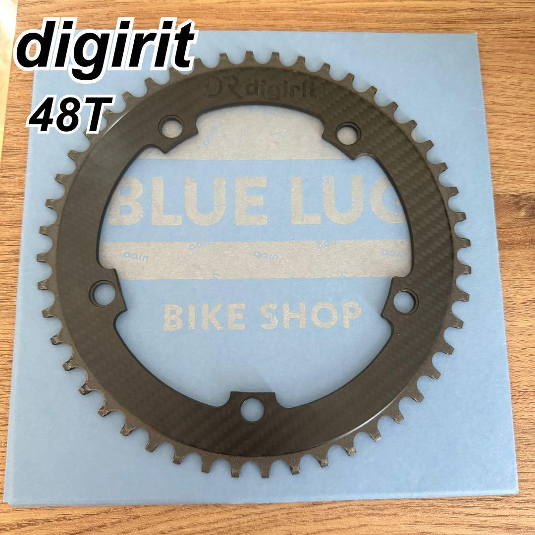 digirit ディジリット フルカーボンチェーンリング 48T 厚歯用
