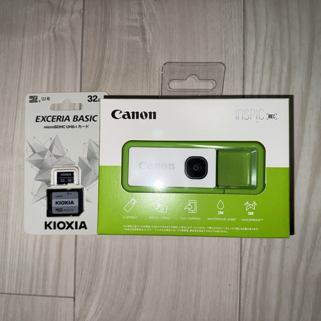 Canon 防水デジタルトイカメラ グリーン　iNSPiC REC FV-100 Amazon.co.jp: Canon カメラ iNSPiC REC GREEN グリーン(小型