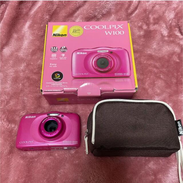 100周年Nikon COOLPIX W100 ニコン クールピクス 防水カメラ