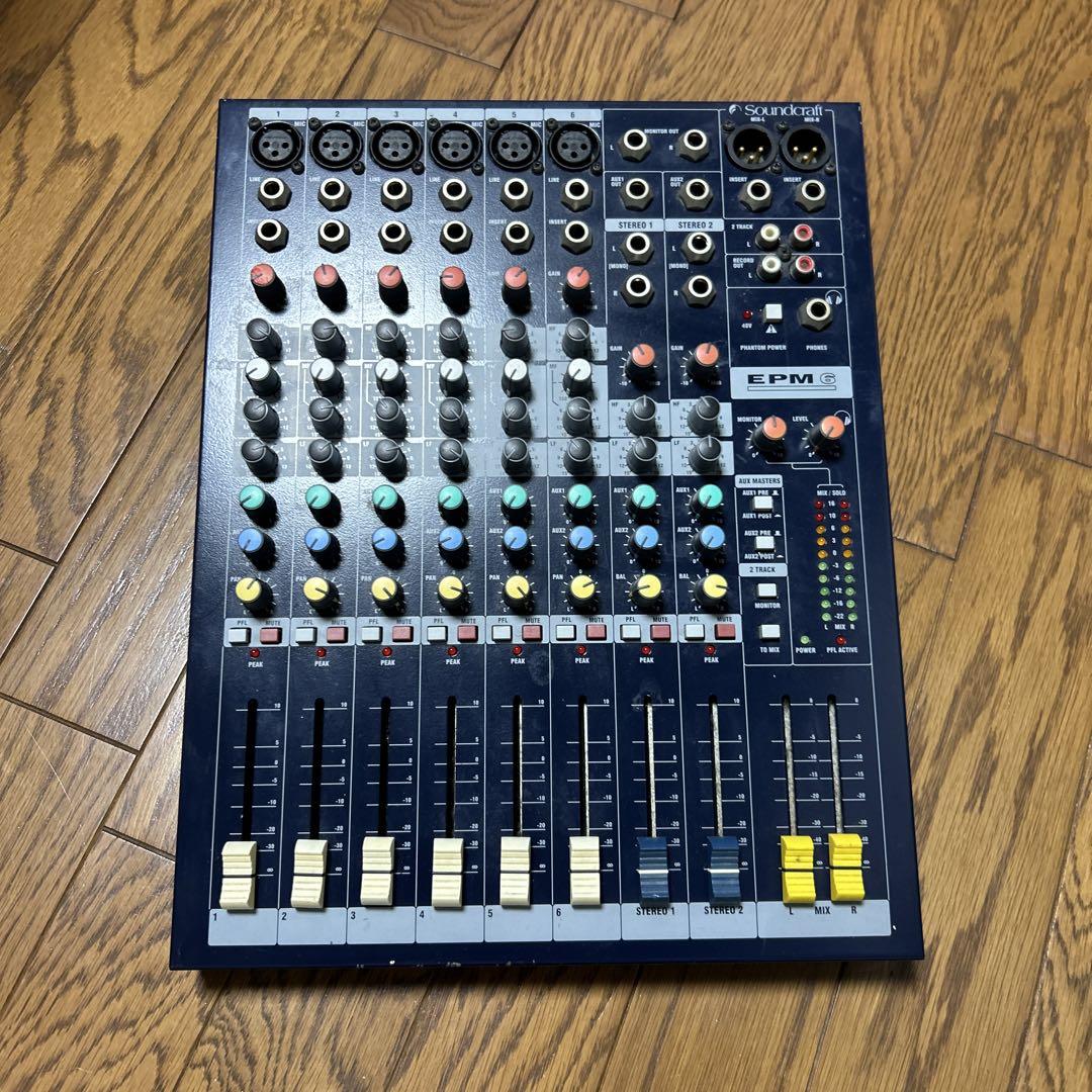Soundcraft EPM 6 DJミキサー EPM6 | Soundcraft - Professional Audio Mixers | English