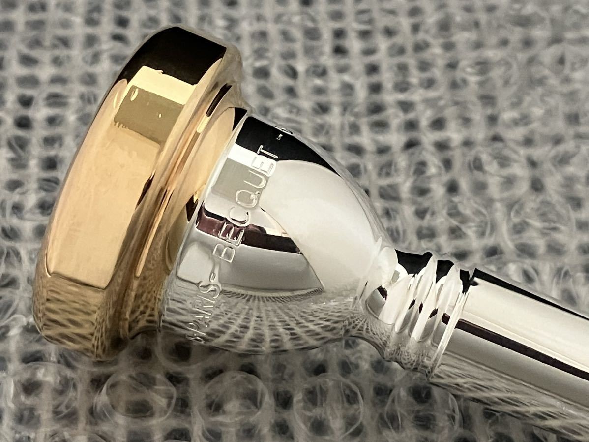 クルトワ BECQUET 6 1/2M トロンボーン マウスピース ☆お宝！ クルトワ BECQUET 6 1/2M トロンボーンマウスピース 太