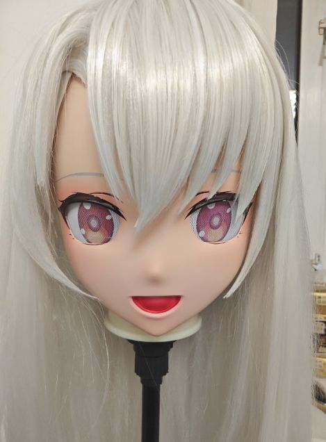 ☆即納 全頭マスク カツラ付き ロック付き NO.235 ドール ヘッド