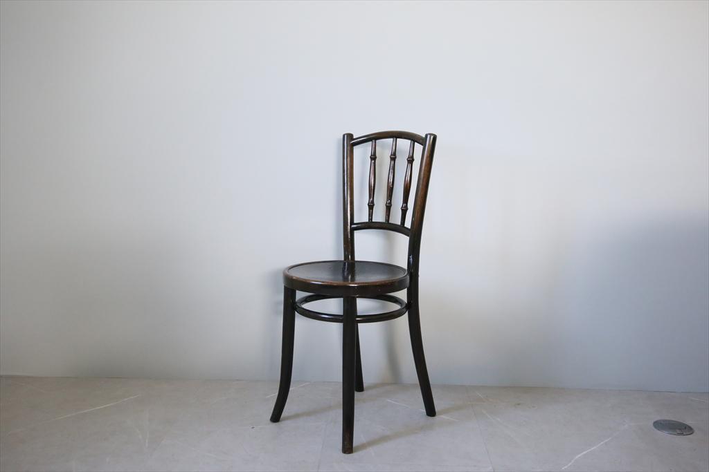 フランスアンティークMundusベントウッドチェア/カフェイス(84-255-2 フランスアンティークMundusベントウッドチェア/カフェイス(84