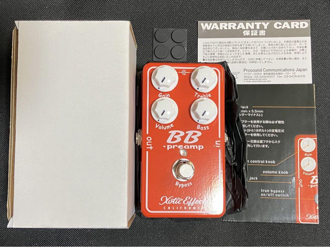 初期AndyTimmons シグネチャー赤黒BB Preamp 初期AndyTimmons シグネチャー赤黒BB Preamp