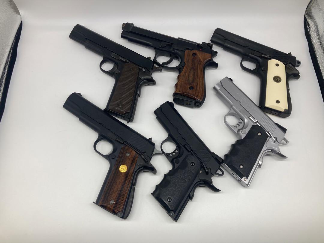 モデルガン（リボルバー&￼オートマチック￼）まとめて6点セット モデルガン6本セット （B級新古品】 タナカワークス: モデルガン