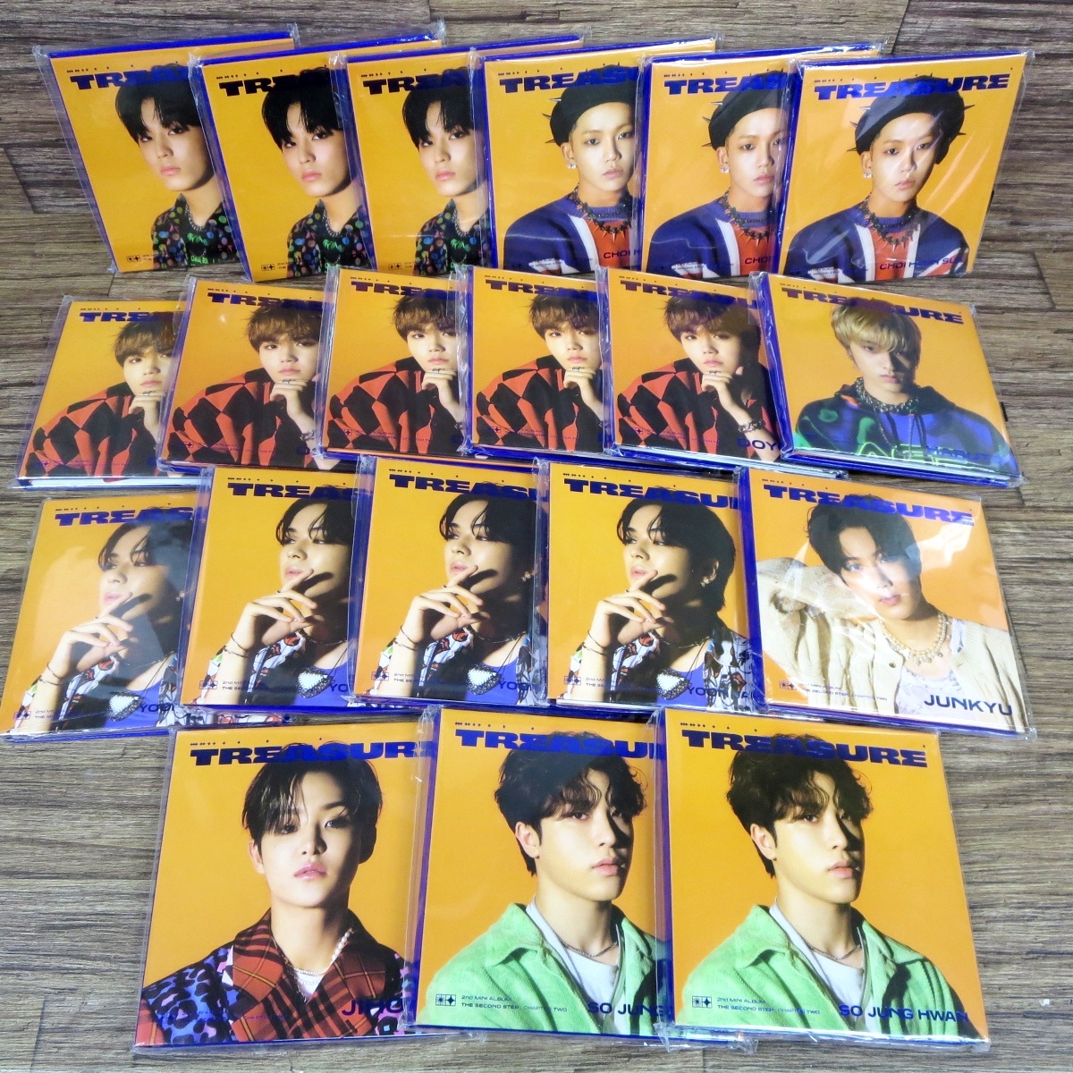 ◇【全て未開封】TREASURE 韓国版CD 20点セット ジュンギュ