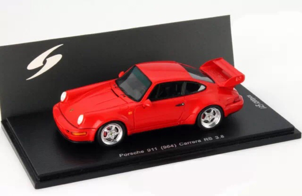 ポルシェ 911 964 カレラRS 3.8 スパーク 1/43 赤（SPARK製 ぎさ
