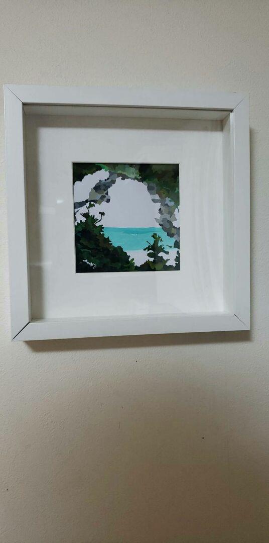 絵画 浜辺 （カシニョール『浜辺のブーケ』｜絵画 販売 買取