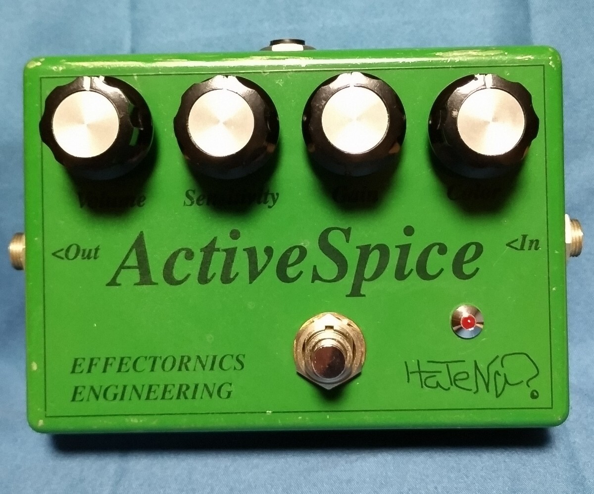ギター HaTeNa Active Spice Active Spice (HaTeNa?) レビュー、コンプでもプリアンプでも