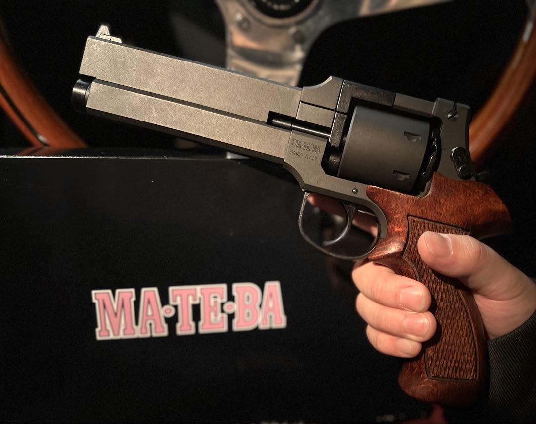 マルシンマテバリボルバー　Xカートリッジ仕様　木製グリップ仕様 マルシン マテバリボルバー シルバーモデル 6mm Xカートリッジ