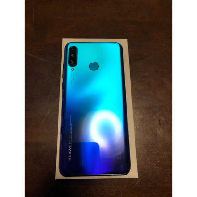 HUAWEI P30 lite ピーコックブルー 64 GB SIMフリー（Amazon