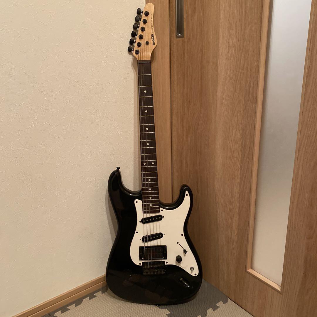 Rockoon(河合)エレキギター 黒 ROCKOONギター最終価格 （Kawai Rockoon カワイ ロックーン