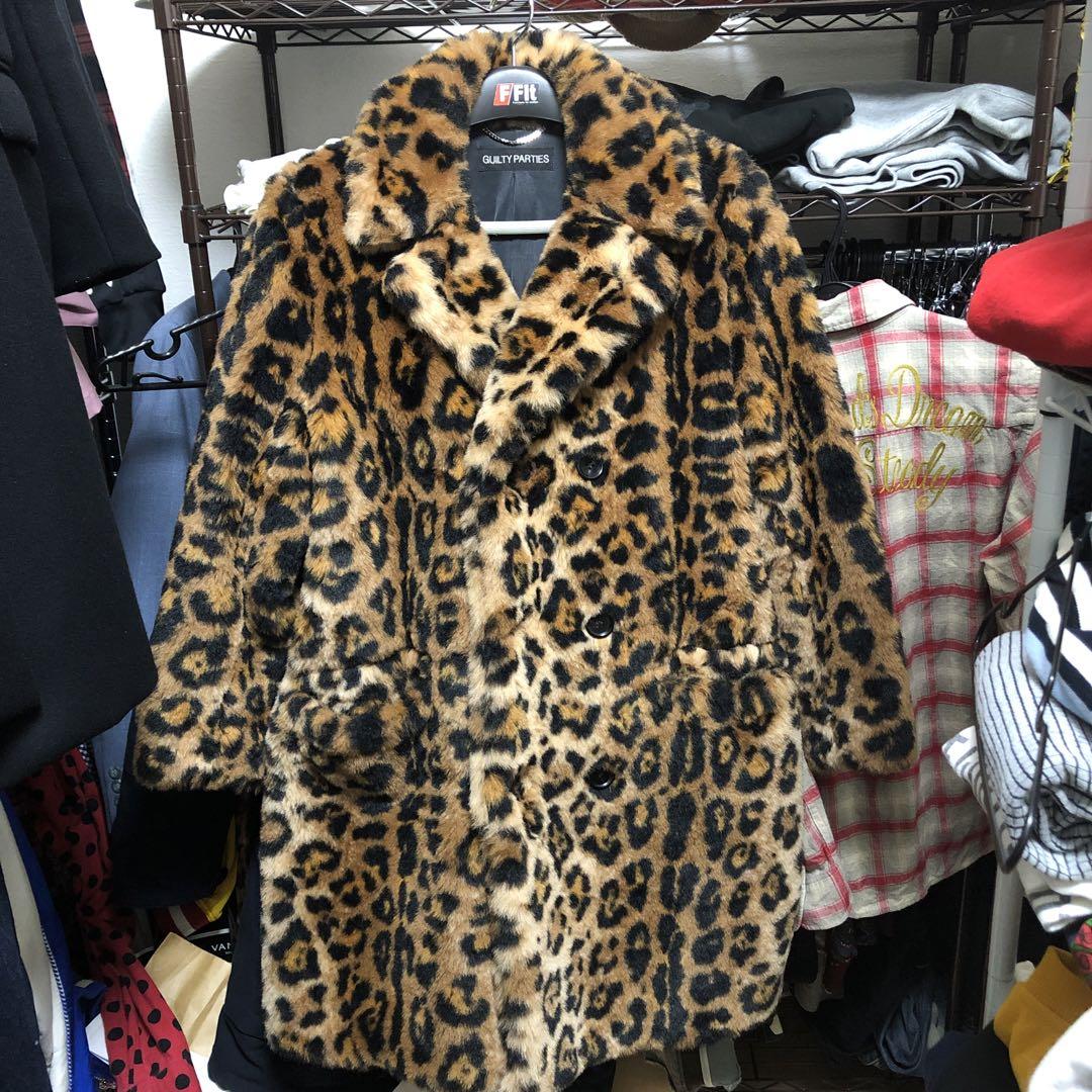 窪塚洋介着！山﨑賢人 ワコマリア レオパード ファーコート 舐