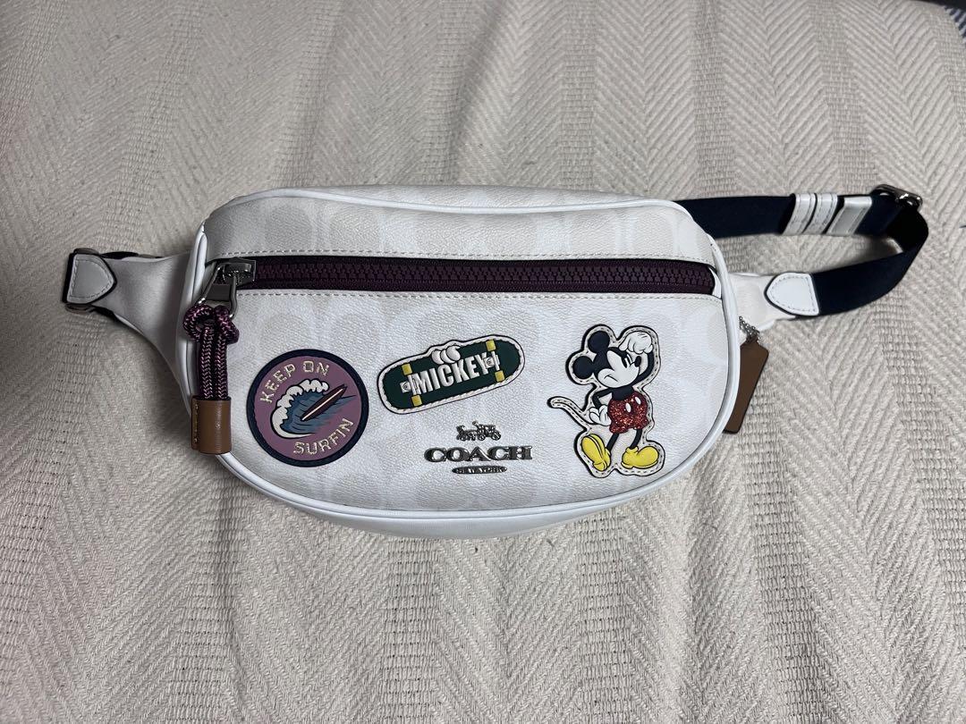 COACH Disneyミッキーマウス ボディバッグ 限定 美品 コーチ COACH Disneyコラボ ボディバッグ ミッキー