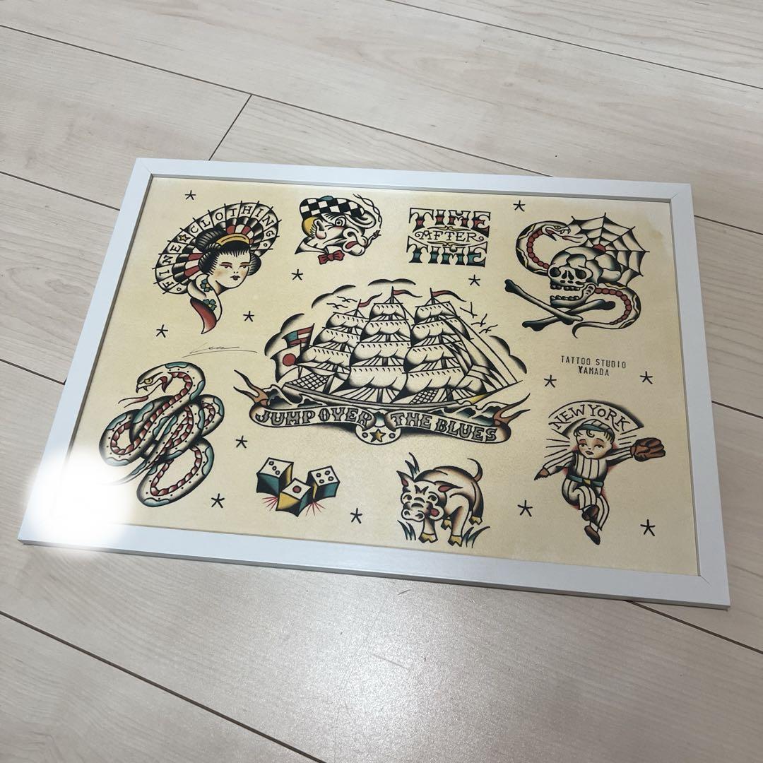 tattoo studio yamada フラッシュ tatoo studio yamada フラッシュポスター
