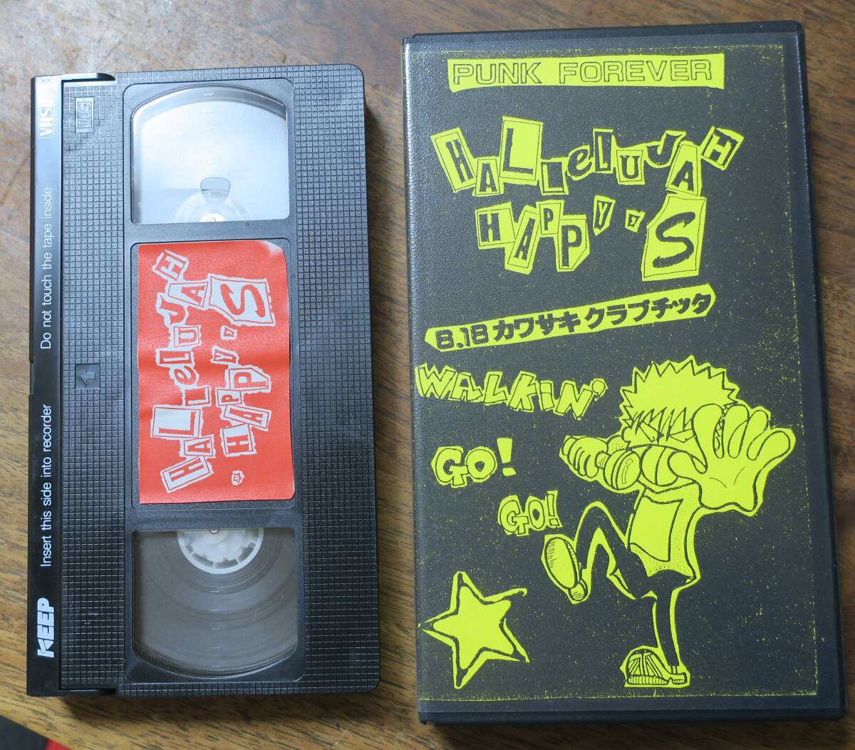 HALLELUJAH☆HAPPY'Sハレルヤ☆ハッピーズVHSライヴビデオWalkin