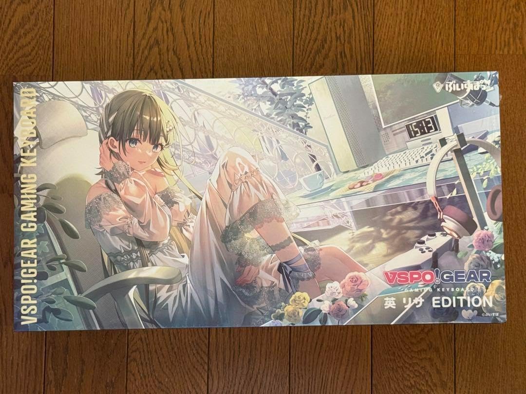 チャーム VSPO!GEAR キーボード 注ぎ込み ぶいすぽ 英リサEdition
