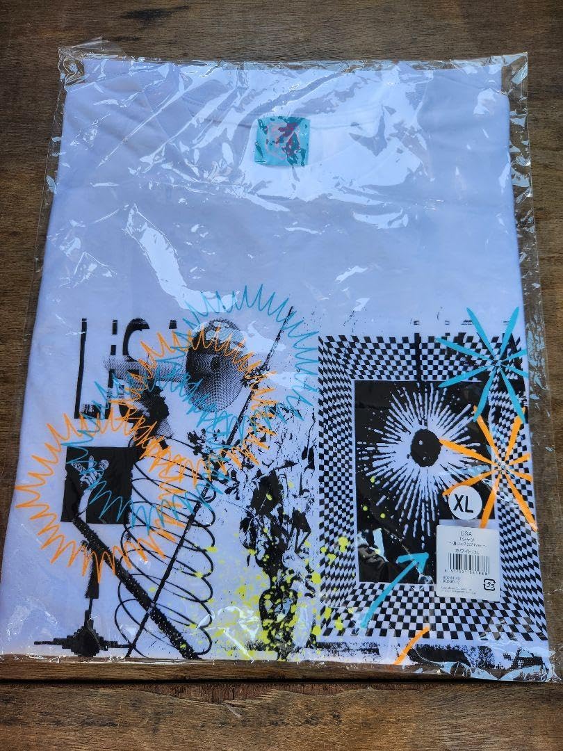 LiSA Tシャツ 2024夏フェスVer. ホワイト&ブラック　Mサイズ LiSA Tシャツ 2024夏フェスVer. ホワイト グッズ XL