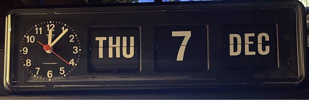 TWEMCO トゥエンコ 置時計 パタパタ時計 フリップクロック